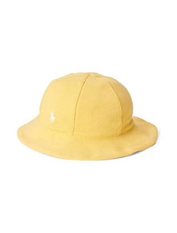 Ralph Lauren Baby Girls Cotton Interlock Sun Hat