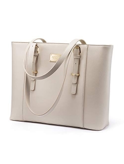 Laptop Bag for Women Large Office Handbags Briefcase Fits Up to 15.6 inch (Updated Version)