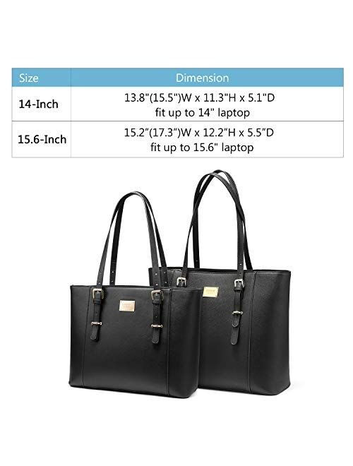 LOVEVOOK Laptop Bag for Women Large Office Handbags Briefcase Fits Up to 15.6 inch (Updated Version)
