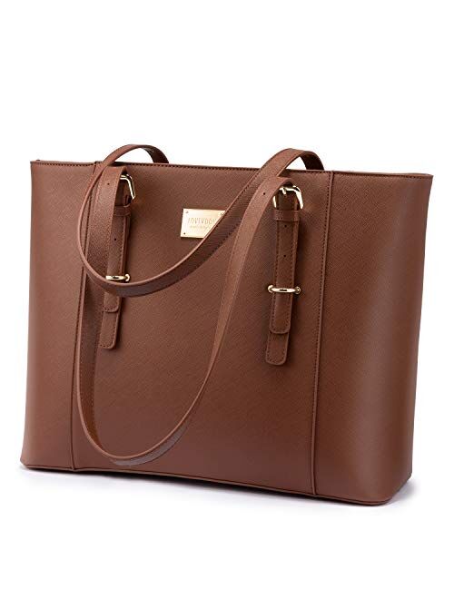 LOVEVOOK Laptop Bag for Women Large Office Handbags Briefcase Fits Up to 15.6 inch (Updated Version)