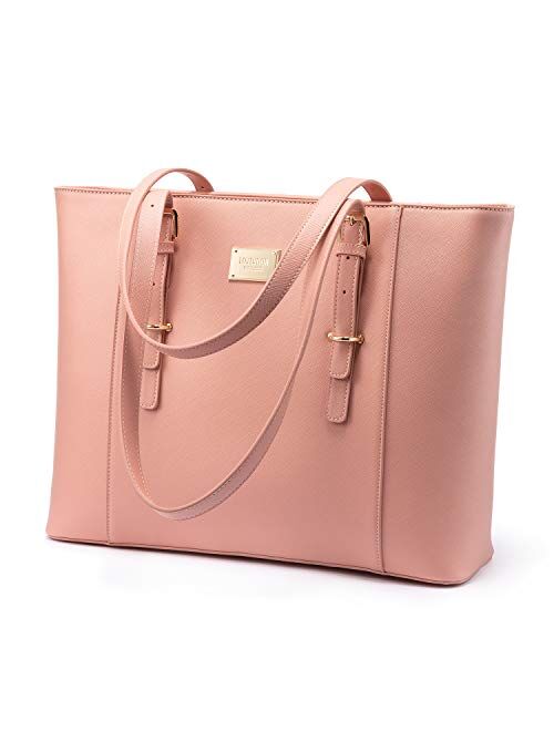 LOVEVOOK Laptop Bag for Women Large Office Handbags Briefcase Fits Up to 15.6 inch (Updated Version)