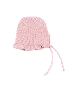 Hat Baby Hat Autumn Winter Curling Head Soft and Warm Cute Children's Knit Hat Suitable for 0-2T Accessories (Color : Yellow)