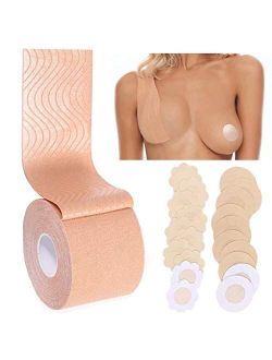 IssTry Nipple Covers Lift, Strapless Sticky Push up Reusable