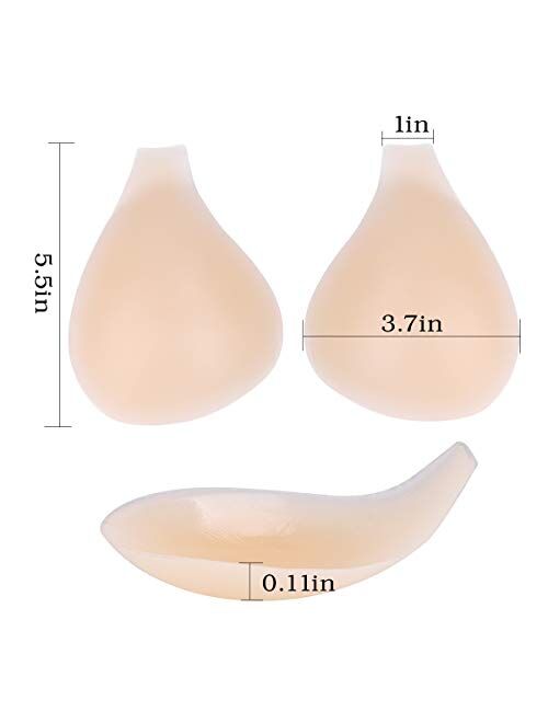 Silicone Strapless Lift Bra, Backless Breast Lift Cups, Invisible Lift Up Bra, Reusable Nude, Natural Look, Prevent Breast Sagging