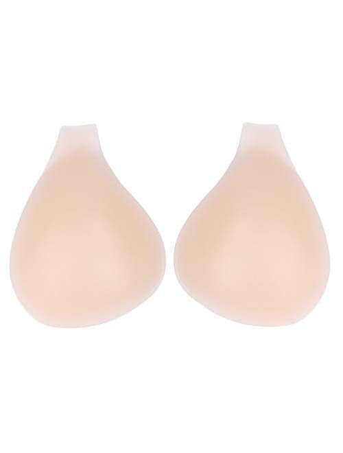 Adhesive Silicone Lift Bra Reusable Stick On Bra Self-Adhesive Bra Invisible Breast Lift Sticky Bra Backless Deep V Plunge Sticky Bra - Nipple Covers Push Up Bra Breast P