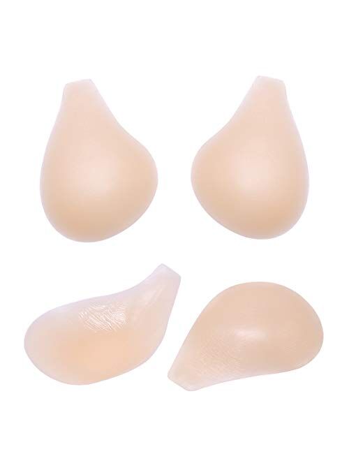 Silicone Strapless Lift Bra Stick On Bra Deep V Breast Lift Pasties Push Up Adhesive Invisible Bra Lift Up Nude