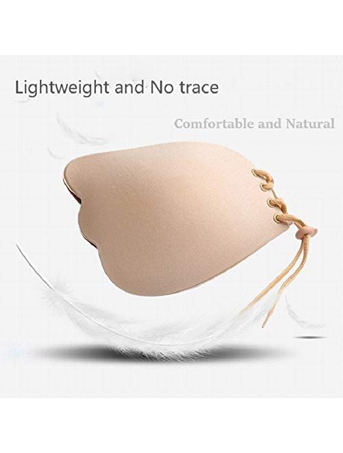 UOTJCNR Sticky Bra Invisible Lift up Bra Adhesive Bra Push up Bra Backless Strapless Bra for Women