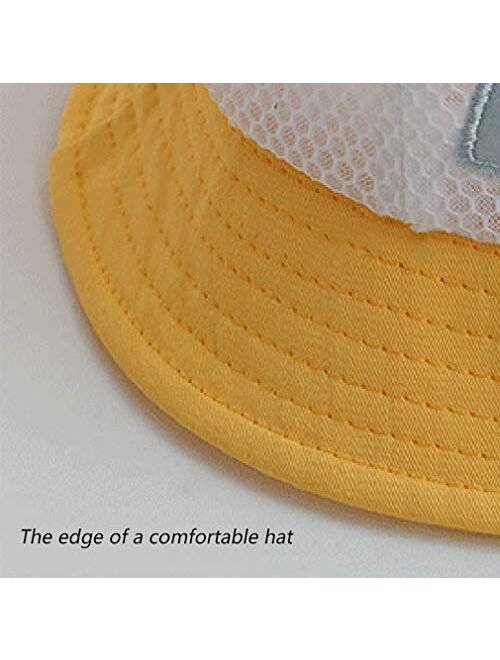 MCJL Baby Summer Thin Sun Hat,Personalized Trend Boys and Girls Sun Hat,Baby Fisherman Hat Suitable for Children 1-3 Years Old