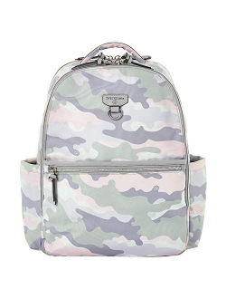 TWELVElittle On The Go DiaperBag Backpack 3.0 (Blush Camo) - Includes Changing Pad. Large Diaper Bag Backpack for Moms or Dads, Traveller’s Diaper Backpack for Baby Produ