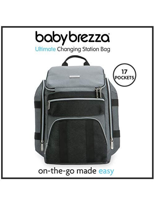 Baby Brezza Ultimate Changing Station Baby Diaper Bag Backpack