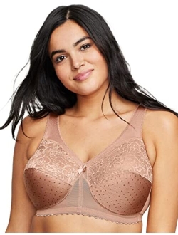 Glamorise Women's Full Figure Plus Size MagicLift Original Wirefree Support Bra #1000