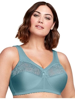 Glamorise Women's Full Figure Plus Size MagicLift Original Wirefree Support Bra #1000