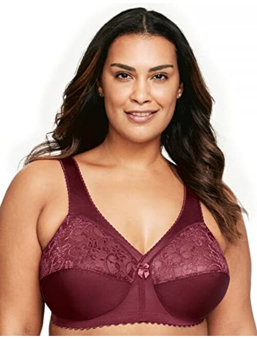 Glamorise Women's Full Figure Plus Size MagicLift Original Wirefree Support Bra #1000