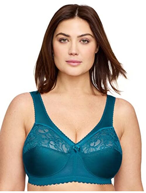 Glamorise Women's Full Figure Plus Size MagicLift Original Wirefree Support Bra #1000