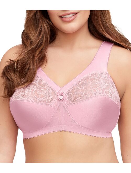 Glamorise Women's Full Figure Plus Size MagicLift Original Wirefree Support Bra #1000