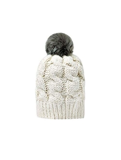 WMYATING Fashionable and Beautiful Autumn and Winter Must b Hat Cap Baby Winter Warm Knit Hat with Pompom Soft Comfortable Infant Toddler Beanies for 4-8 Years Old Boys G