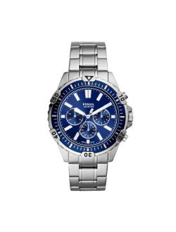 Men's Garrett Chronograph Silver-Tone Stainless Steel Watch (FS5623)