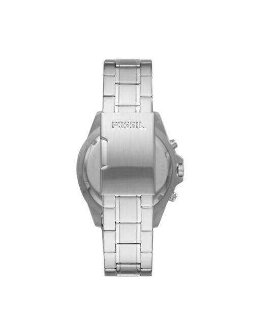 Fossil Men's Garrett Chronograph Silver-Tone Stainless Steel Watch (FS5623)