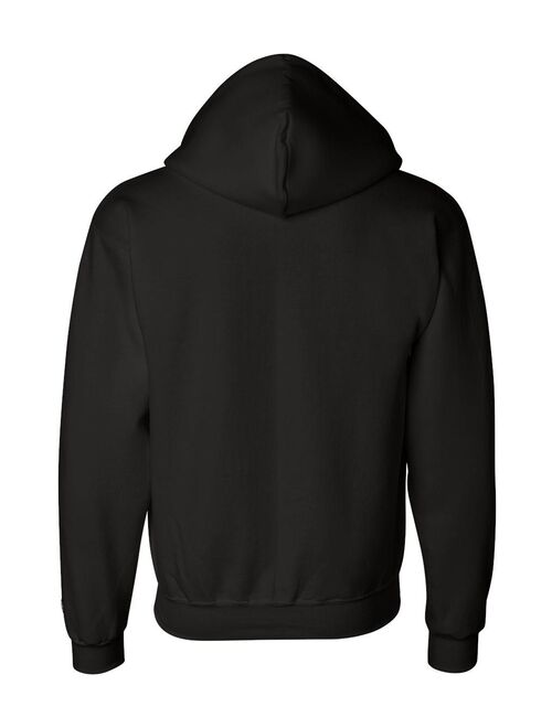 Champion Men's Double Dry Action Fleece Full Zip Hood, Black - XL