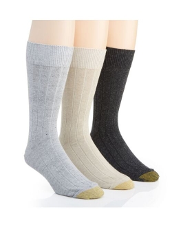 Men's Hampton Reinforced Toe Socks, 3 Pack