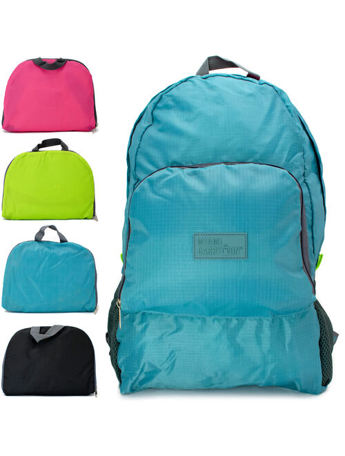 Foldable Backpack, Green