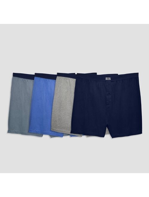 Fruit of the Loom Men's Knit Boxer Shorts 4pk - 2XL