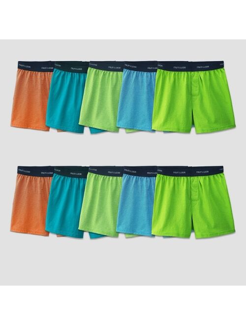 Fruit of the Loom Boys' 10pk Cotton Boxers