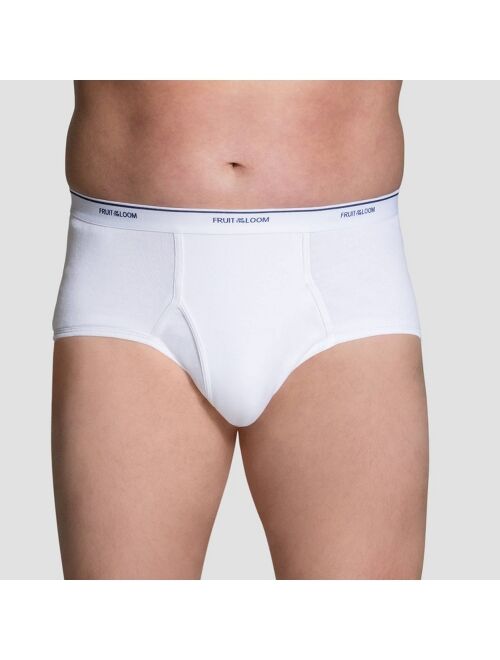 Fruit Of The Loom Men's Big & Tall Briefs 6pk - White