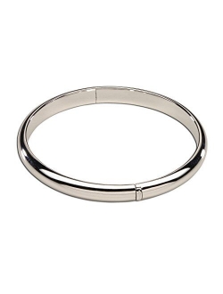 Children's and Adult's 14K Gold-Plated or Sterling Silver Classic Baby Bangle Bracelet