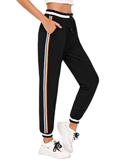 Women's Drawstring Waist Yoga Active Long Workout Pant with Pocket