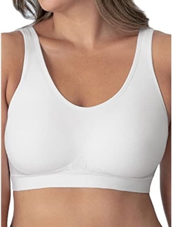 Compression Wirefree High Support Bra for Women Small to Plus Size Everyday Wear, Exercise and Offers Back Support