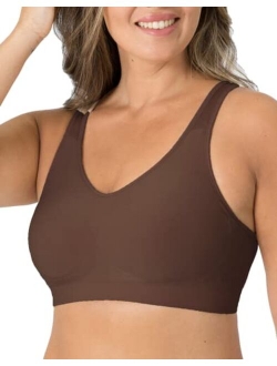 Compression Wirefree High Support Bra for Women Small to Plus Size Everyday Wear, Exercise and Offers Back Support