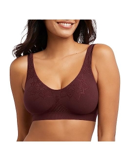 Women's Comfort Revolution Wirefree Bra with Smart Sizes DF3484