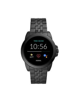 Men's Gen 5E 44mm Stainless Steel Touchscreen Smartwatch with Speaker, Heart Rate, Contactless Payments and Smartphone Notifications