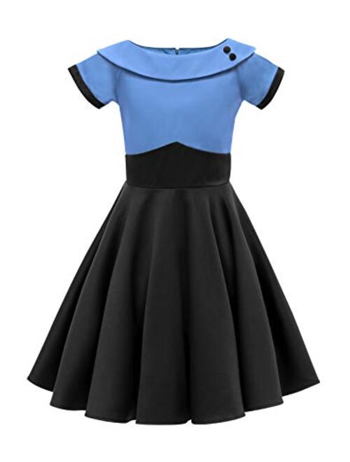 BlackButterfly Kids 'Valerie' Vintage Clarity 50's Girls Dress