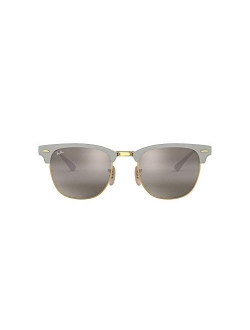 Rb3716 Clubmaster Metal Square Sunglasses