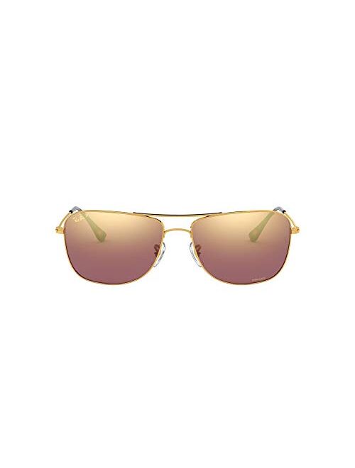 Ray-Ban Rb3543 Chromance Mirrored Aviator Sunglasses