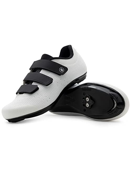 Tommaso Pista Aria Knit Women's Indoor Cycling Class Ready Shoe and Bundle with Compatible Cleat, Look Delta, SPD - Black, Pink, Grey, Blue