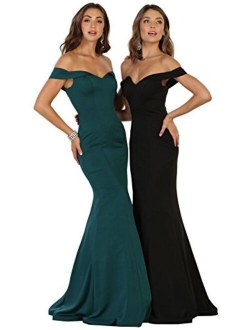 Formal Dress Shops Inc. FDS1547 Mermaid Prom Evening Simple Gown