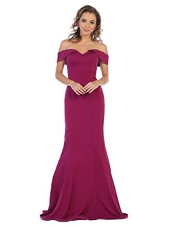 Formal Dress Shops Inc. FDS1547 Mermaid Prom Evening Simple Gown