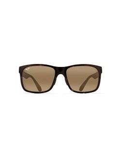 Red Sands Rectangular Sunglasses