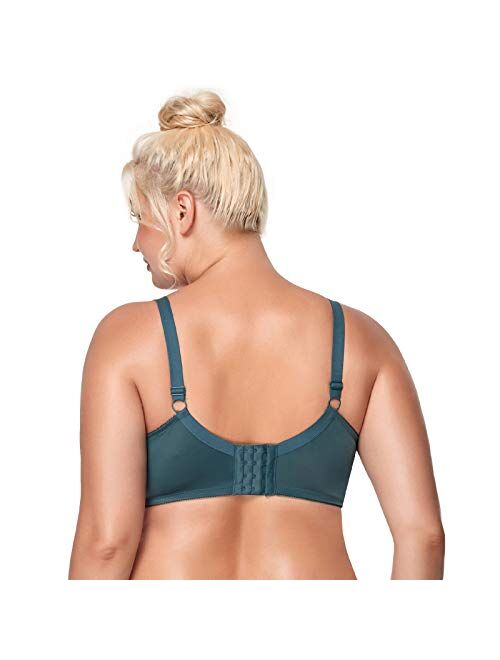 Buy HSIA Women's Underwire Bra Minimizer Lace Foral Bra Unlined Unpadded  Plus Size Full Coverage Bra 34C-233DDD Yellow Green Online at  desertcartCyprus