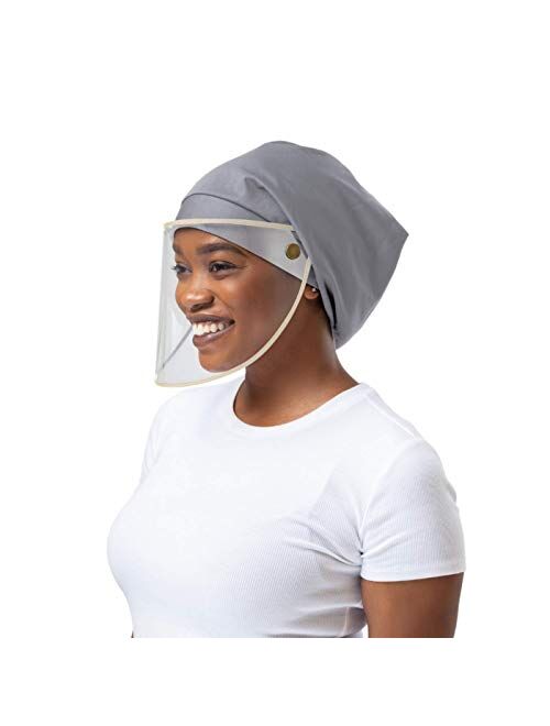 Hairbrella Pro Face Shield Women’s Rain Hat, Waterproof, Sun Protection, Satin-Lined, Packable