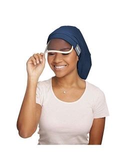 Hairbrella XL Women’s Rain Hat, Waterproof, Sun Protection, Satin-Lined, Packable, for Voluminous and Long Hair