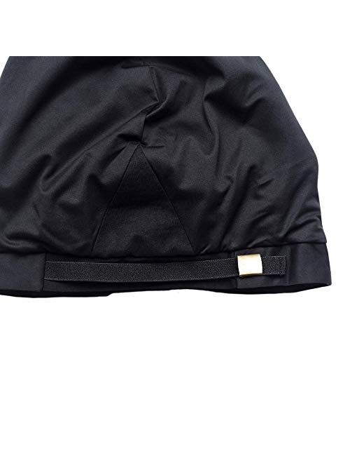 Hairbrella Pro Face Shield Women’s Rain Hat, Waterproof, Sun Protection, Satin-Lined, Packable XL