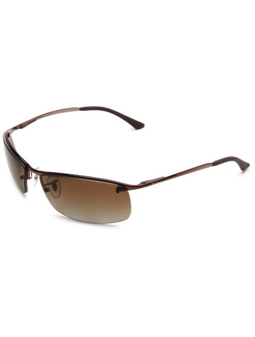 Ray-Ban Men's Rb3183 Metal Rectangular Sunglasses