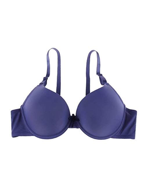 Romals Plus Size Underwire Bra for Women's Push up Bra Set of 6 Pack of Sexy Full Cup Bra