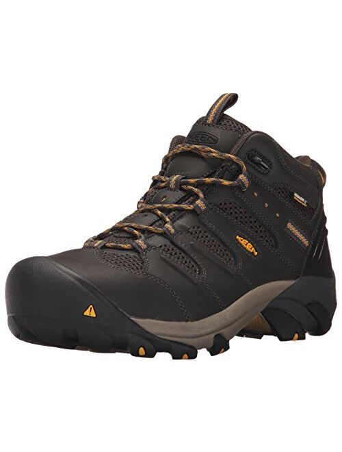 KEEN Utility Men's Lansing Mid Steel Toe Waterproof Work Boot