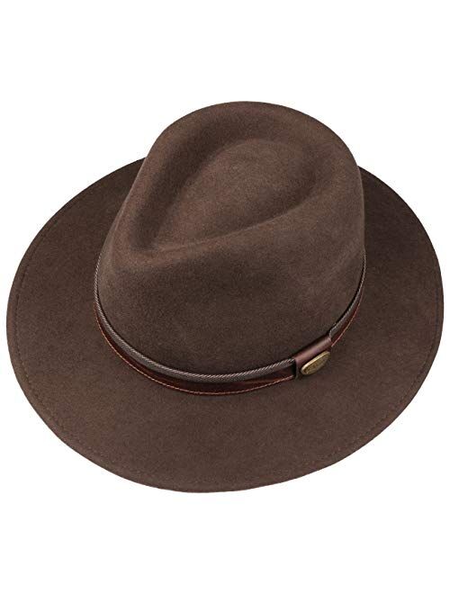 Lierys Topo Traveller Wool Felt Hat Men - Made in Italy