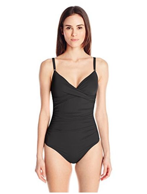 Calvin Klein Women's One Piece Swimsuit with Tummy Control